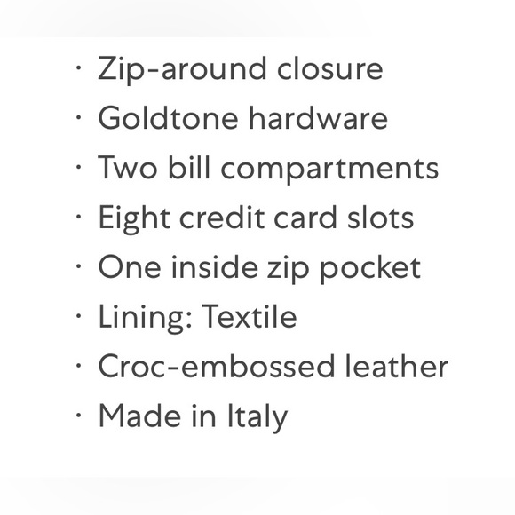 V Italia Made in Italy Registered Trademark of Versace Wallet - Picture 4 of 8